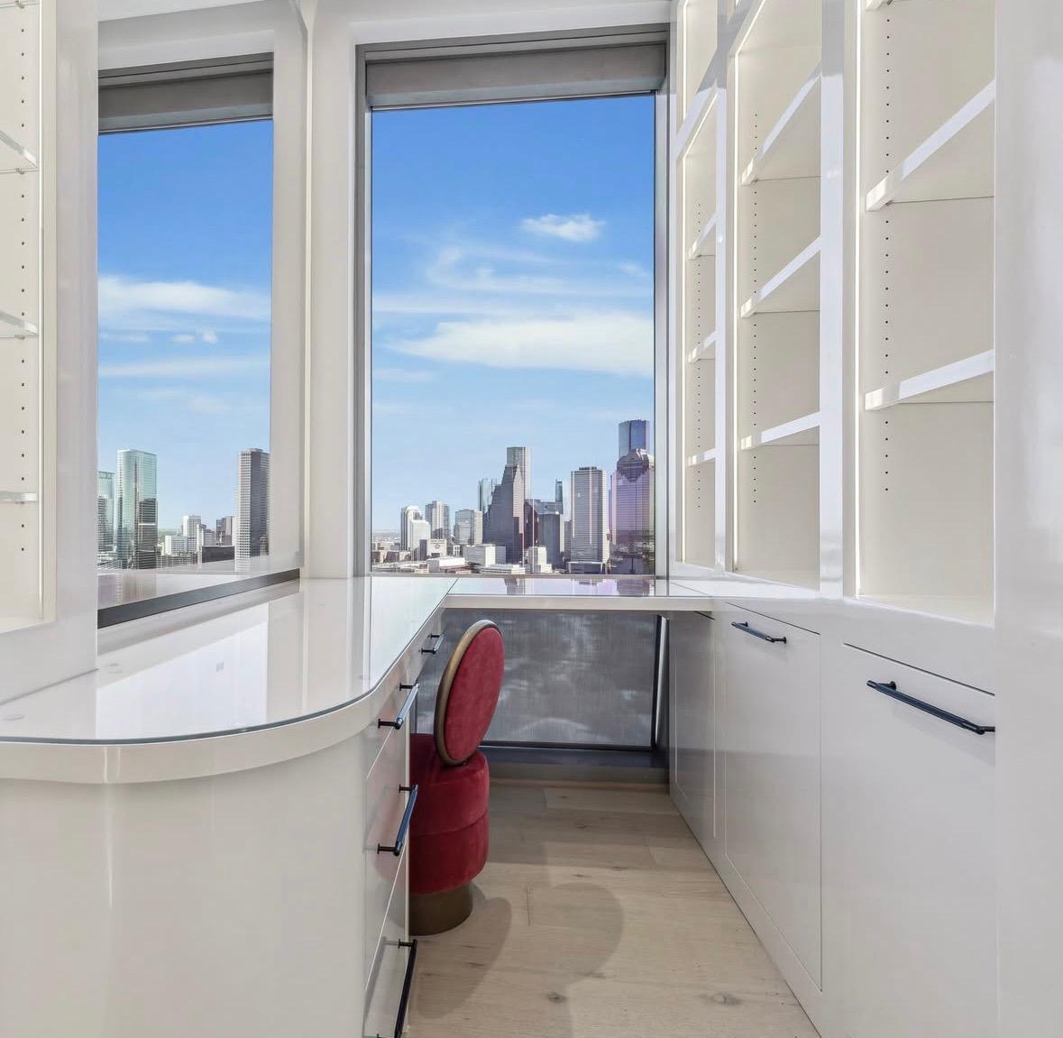 Skyline dressing room at The Residences at The Allen